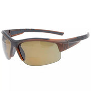 eyekeeper.com Half Rimless TR90 Sport Bifocal Reading Sunglasses TH6226-B Sunglasses White Smoke Pearly Brown / +1.00,Pearly Brown / +1.25,Pearly Brown / +1.50,Pearly Brown / +1.75,Pearly Brown / +2.00,Pearly Brown / +2.25,Pearly Brown / +2.50,Pearly Brown / +3.00,Pearly Brown / +3.50