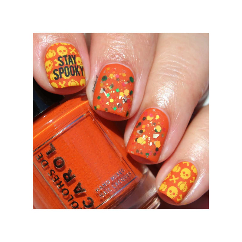 UberChic Beauty Halloween-05 Stamping Plate Chocolate