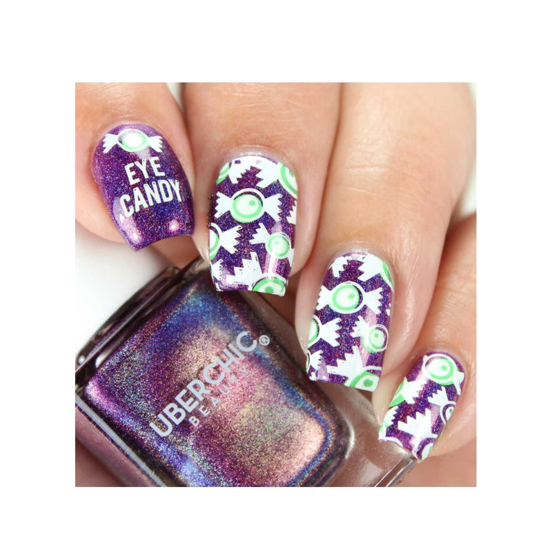 UberChic Beauty Halloween-06 Stamping Plate Rosy Brown