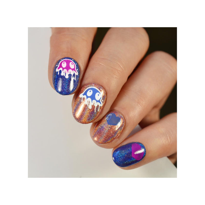 UberChic Beauty Halloween-10 Stamping Plate Rosy Brown