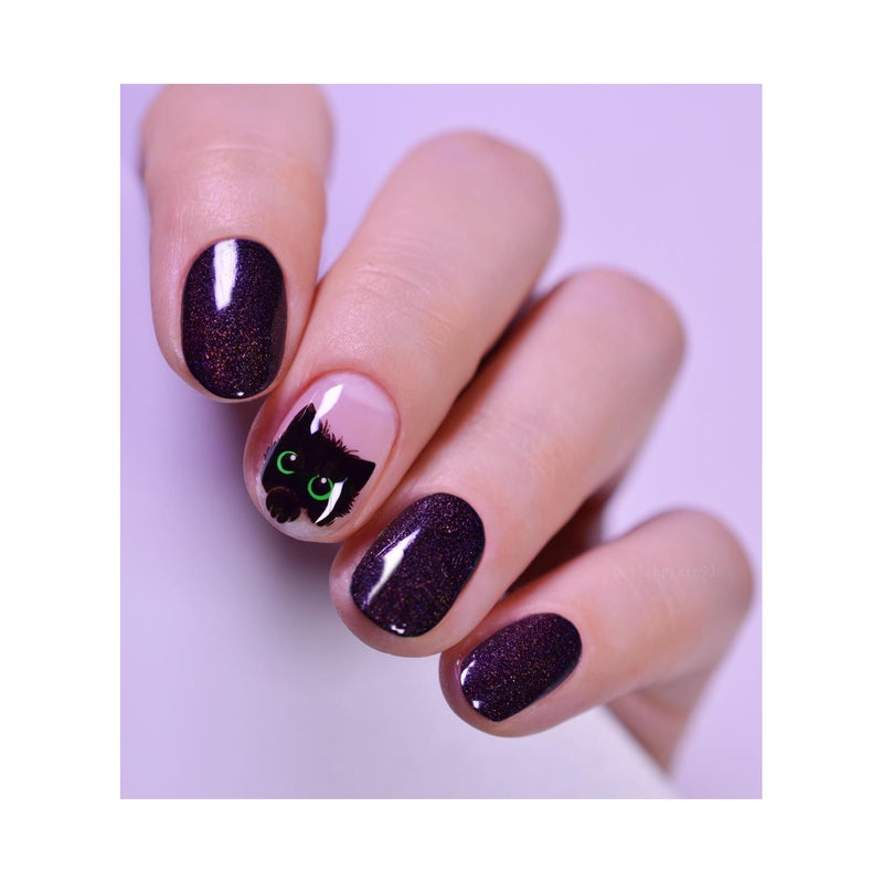 UberChic Beauty Halloween-11 Stamping Plate Gray