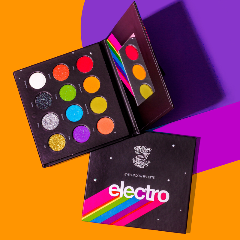 Medusa's Makeup Electro Eyeshadow Palette Dark Orange
