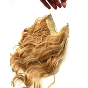 VIP Extensions Halo Hair Extensions Body Wave Real Human Hair 14" Hair Extension White Smoke F14/24