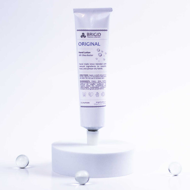 Brigid Trading Company Original Natural Hand Lotion - 100% Fragrance Free Lotion White Smoke