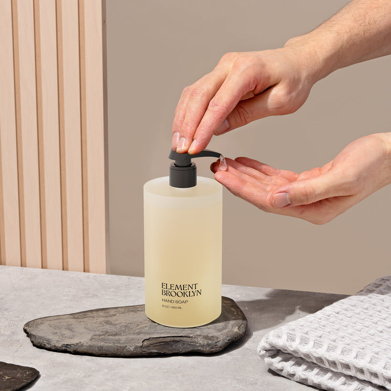 Element Brooklyn Reusable Hand Soap Dispenser Hand Soap Tan
