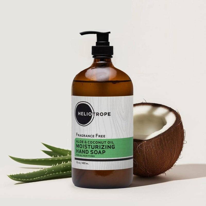 Heliotrope San Francisco Aloe & Shea Butter Moisturizing Liquid Hand Soap Hand Soap Light Gray 16 oz / Fragrance Free,16 oz / Rose Clove,16 oz / Cedar Tangerine,16 oz / Lavender Sage,16 oz / Other (specify in order notes),2 oz / Fragrance Free