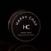 Happy Chap Happy Chap Vanilla + Vetiver Shaving Collection Shaving Kit Black Shave Soap
