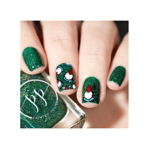 UberChic Beauty Happy Christmas, (Christmas-04) Stamping Plate Dark Slate Gray