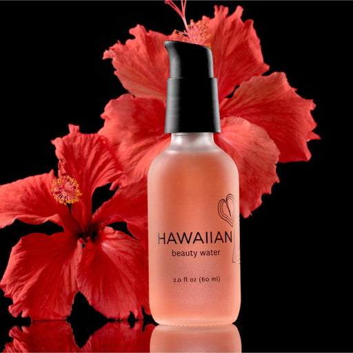 Honua Hawaiian Skincare Hawaiian Beauty Water & Resurfacing Toner Exfoliant Black 2oz,4oz