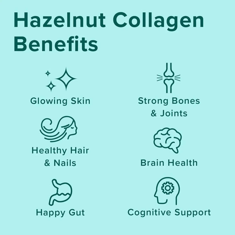 Further Food Hazelnut Collagen Peptides Powder Collagen Pale Turquoise 1 Pack,2 Pack,3 Pack