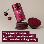 Snap Supplements Heart Beets Gummies Gray
