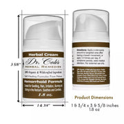 COLEHERBALS LLC 02 - Dr. Cole's Organic Hemorrhoid Cream White Smoke