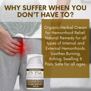 COLEHERBALS LLC 02 - Dr. Cole's Organic Hemorrhoid Cream Dark Gray