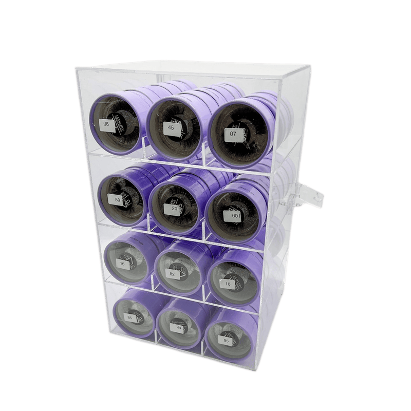 VIP Extensions VIP HD Lash Display, Purple Salon Supplies Black