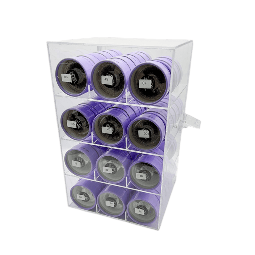 VIP Extensions VIP HD Lash Display, Purple Salon Supplies Black