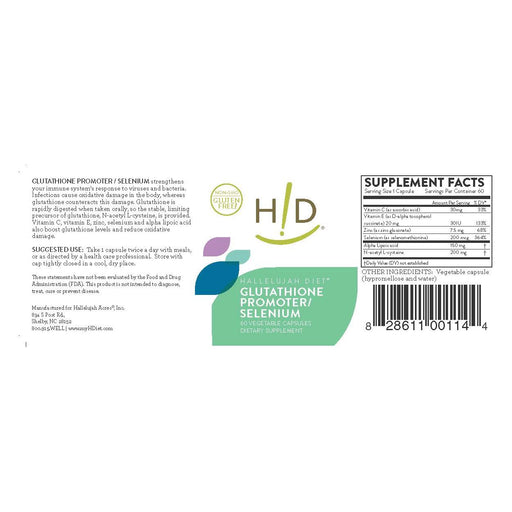 Hallelujah Diet Hallelujah Diet Glutathione Promoter / Selenium Immune Support White Smoke