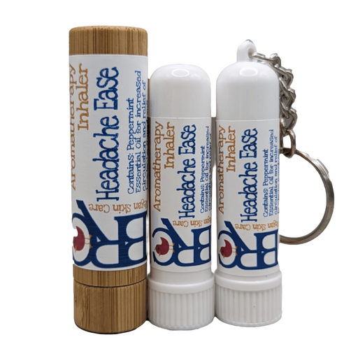 By Robin Creations Headache Ease Aromatherapy Inhaler Aromatherapy Gray Plastic - without a keychain,Plastic - with a keychain,Bamboo (100% Plastic-Free & Zero Waste)