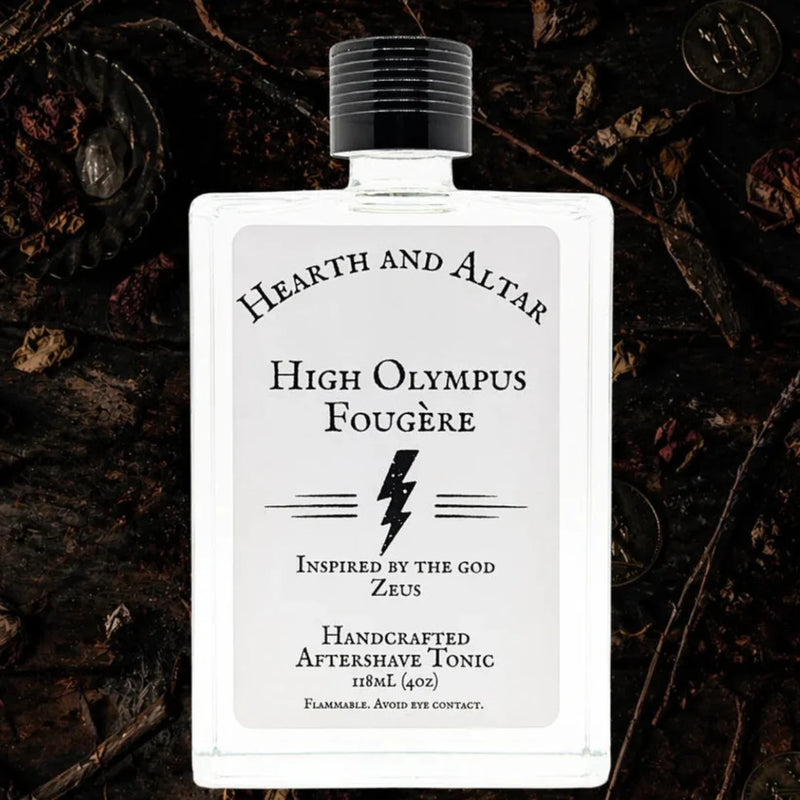 Hearth and Altar Herarth And Altar High Olympus Fougère - Aftershave Tonic 4 Oz Shaving & Grooming Black