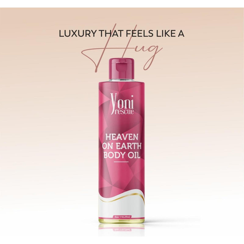yoni rescue Heaven on Earth - Body Oil Body Oil White Smoke 4oz,8oz