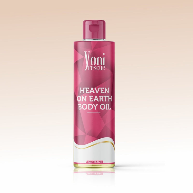 yoni rescue Heaven on Earth - Body Oil Body Oil White Smoke 4oz,8oz