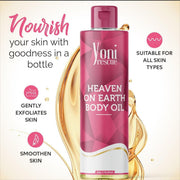yoni rescue Heaven on Earth - Body Oil Body Oil White Smoke 4oz,8oz