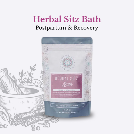 Euphoric Herbals Herbal Sitz Bath Postpartum Herbal Bath White Smoke 4oz