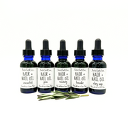Rooted Earth Farm + Apothecary Herbal Hair + Nail Oil Hair + Nail Care White Smoke unscented / 1 oz,rosemary / 1 oz,pine / 1 oz,clary sage / 1 oz,lavender / 1 oz,unscented / 2 oz,rosemary / 2 oz,pine / 2 oz,clary sage / 2 oz,lavender / 2 oz
