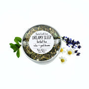 Rooted Earth Farm + Apothecary Dreamy Sleep Herbal Tea Tin Herbal Teas White Smoke