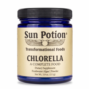 Sun Potion Chlorella Powder (Sound Processed) Adaptogen Bisque 111g Jar