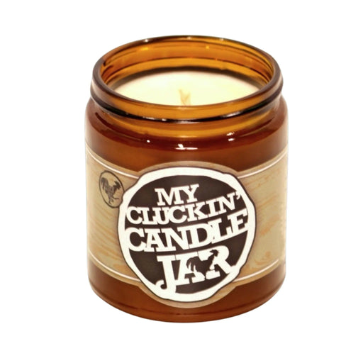 My Cluck Hut Hickory & Suede | My Cluckin’ Candle Jar Candles White Smoke