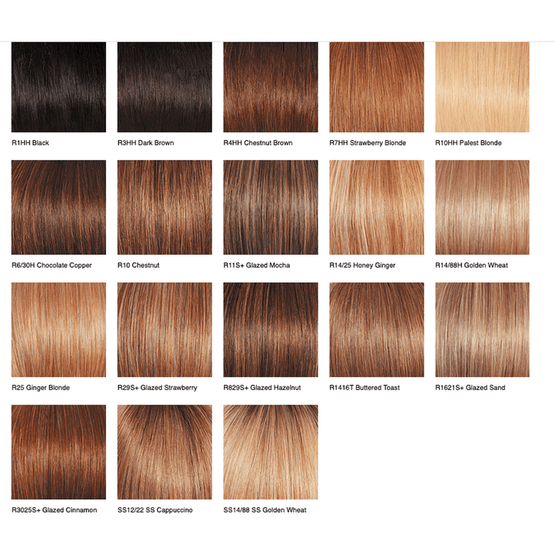 VIP Extensions Raquel Welch High Profile 100% Human Hair Wig Human Hair Wig White Smoke R1HH Black,R3HH Dark Brown,R4HH Chestnut Brown,R7HH Strawberry Blonde,R10HH Palest Blonde,R6/30H Chocolate Copper,R10 Chestnut,R11S+ Glazed Mocha,R14/25 Honey Ginger,R14/88H Golden Wheat,R25 Ginger Blonde,R29S+ Glazed Strawberry,R829S+ Glazed Hazelnut,R14