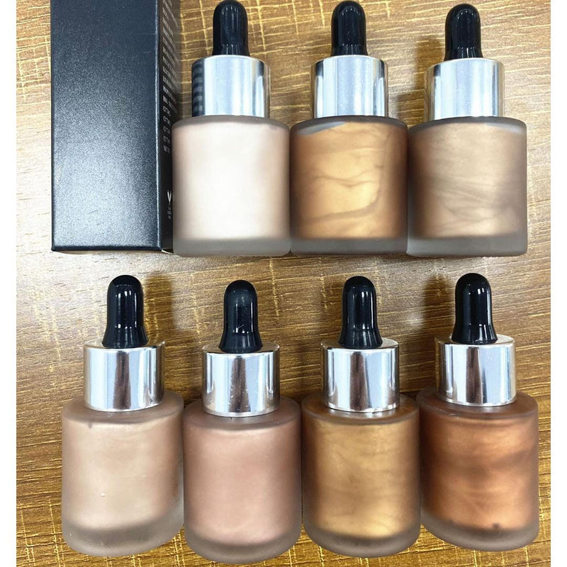 EpiLynx Sunkissed Bronzer & Glow Drops – Dewy, Luminous Liquid Skin Filter face highlighter White Smoke 2,3,5,7