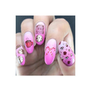 UberChic Beauty Jingle All The Way, (Christmas-05) Stamping Plate Thistle
