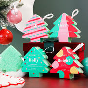 Spongellé Holiday Tree Multi-Use Assorted Pack Body Wash Infused Buffer Dim Gray