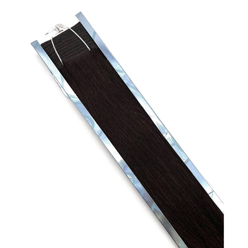 VIP Extensions Hollywood 100% Human Hair Pro Silky Weavings 12" Hair Extension White Smoke 2