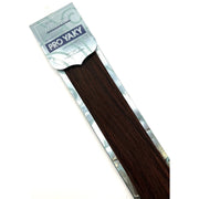 VIP Extensions Hollywood 100% Human Hair Pro Silky Weavings 12" Hair Extension White Smoke 613,Honey Light,Brown Auburn,4,Black Wine,F. Black/D.Auburn,ST Auburn/Black,2