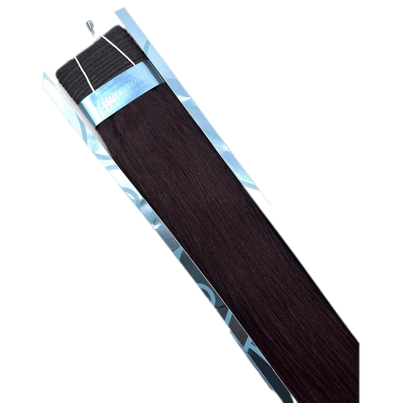 VIP Extensions Hollywood 100% Human Hair Pro Yaky 14" Hair Extension Black SF BLACK/AUBURN,F. Black/D.Auburn,Black /Wine