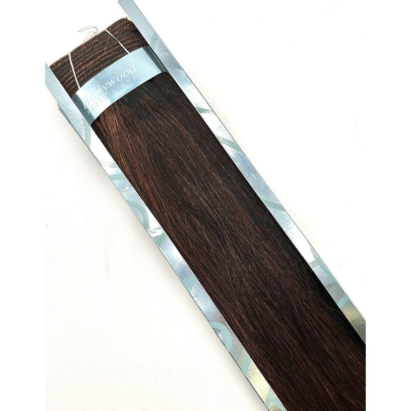 VIP Extensions Hollywood 100% Human Hair Pro Yaky 14" Hair Extension White Smoke SF BLACK/AUBURN