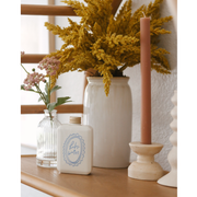 Be A Heart Ceramic Holy Water Bottle Reusable Water Bottle White Smoke