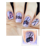 UberChic Beauty Home Sweet Home Stamping Plate Gray