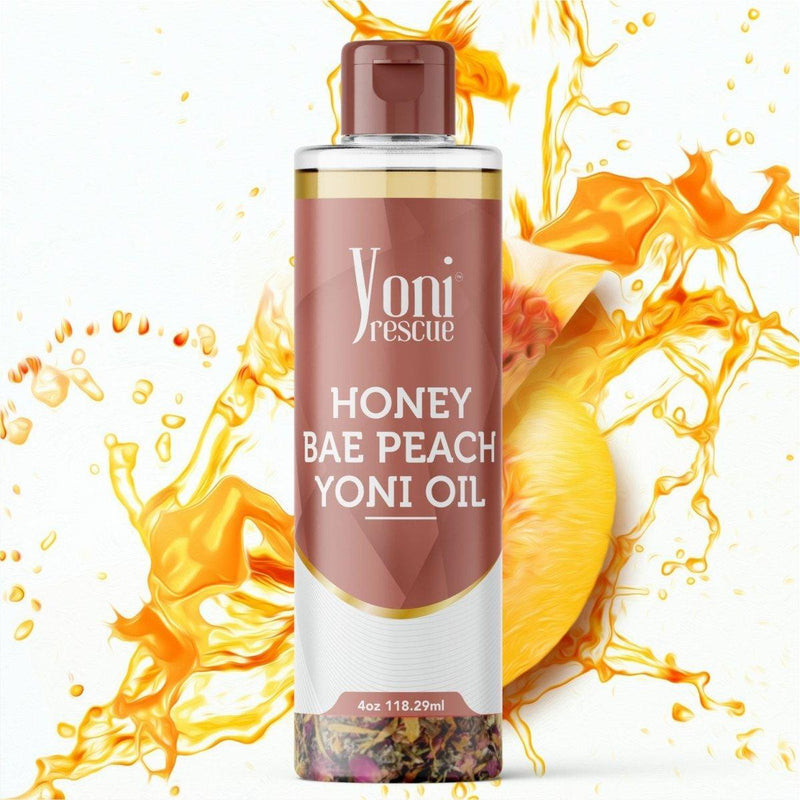 yoni rescue Honey Bae Peach Yoni Oil Yoni Oil White Smoke With Herbs,No Herbs