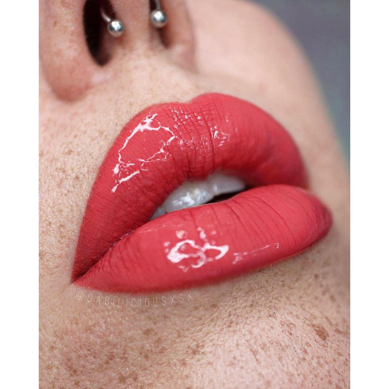 Rude Cosmetics Honey Glazed Shine Lip Color Lip Gloss Rosy Brown Plain,Sprinkled,Jelly-Filled,Cinnamon Twist,Crullers,Cronuts,Boston Cream,Maple Bacon