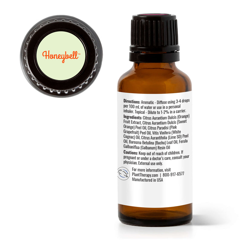 Plant Therapy Honeybell Essential Oil Blend Essential Oil White Smoke 10 mL,30 mL
