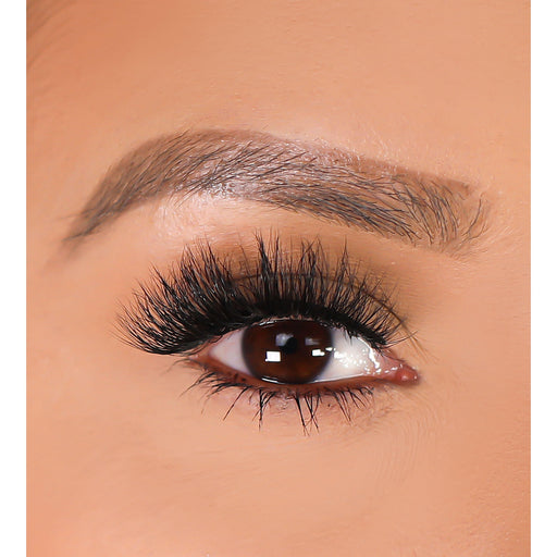 Lurella Cosmetics 3D Mink Eyelashes - Hot Mess False Eyelash Dark Salmon