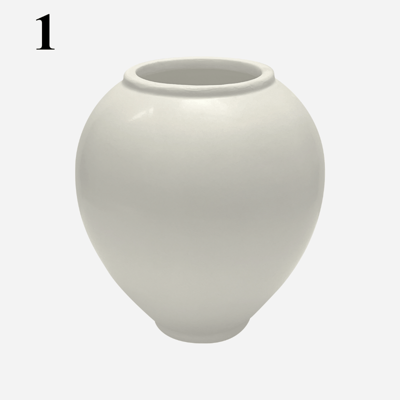 Coréelle House of Dohwa Moon Jar Rice Bran Candle 320g 1ea Candle White Smoke Moon Jar Rice Bran Candle Ver. 1