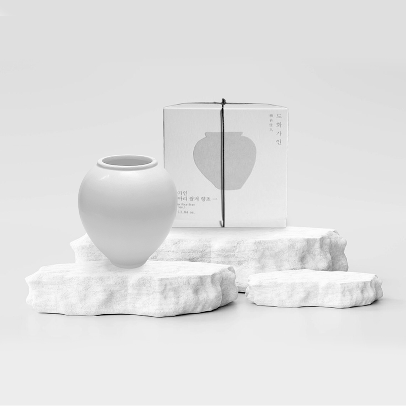 Coréelle House of Dohwa Moon Jar Rice Bran Candle 320g 1ea Candle Lavender Moon Jar Rice Bran Candle Ver. 1,Moon Jar Rice Bran Candle Ver. 2,Moon Jar Rice Bran Candle Ver. 3