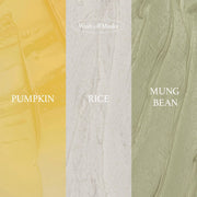 Coréelle House of Dohwa Wash Off Mask Pack Set (Rice+Pumpkin+Mungbean) Mask Dark Sea Green