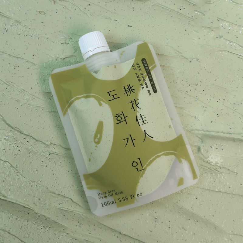 Coréelle House of Dohwa Wash Off Mask Pack Set (Rice+Pumpkin+Mungbean) Mask Dark Gray