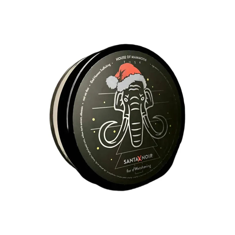 House of Mammoth House Of Mammoth Santa Noir Shaving Collection Shaving Set Black Shaving Soap 4oz