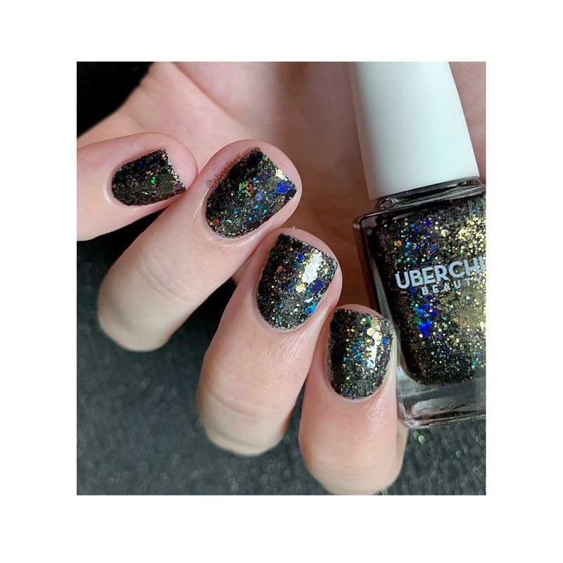 UberChic Beauty Midnight Howl - Holographic Polish Regular Polish Dark Slate Gray